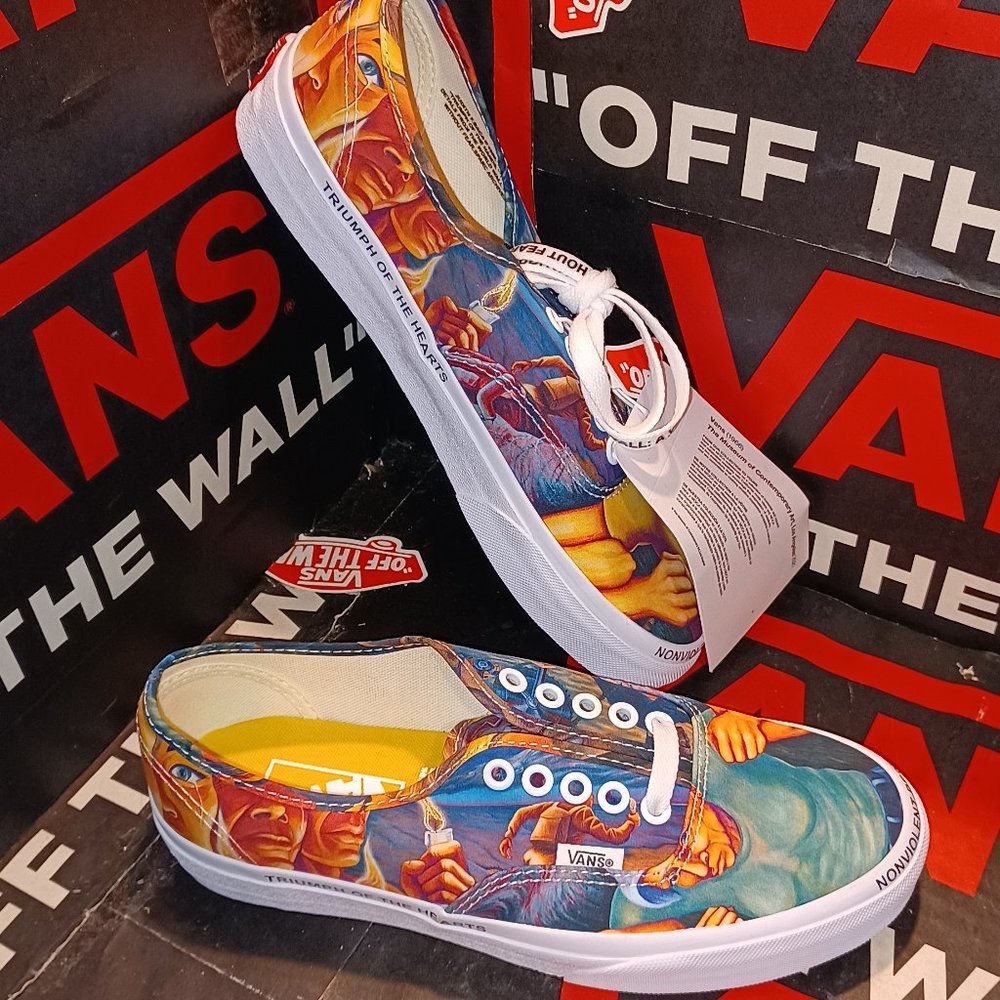 Vans x Moca Authentic Shoes Sneakers Women's 8/Men’s 6.5 Judy Baca VN0A5KRDYQ8